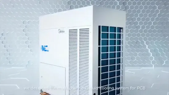 Climatiseur Midea 8HP 22,4 kw 76 500 BTU à large gamme de capacités pour système HVAC Vrv